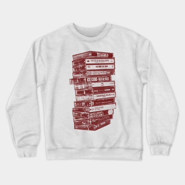 Retro Hip Hop Tape Crewneck Sweatshirt by big puppy